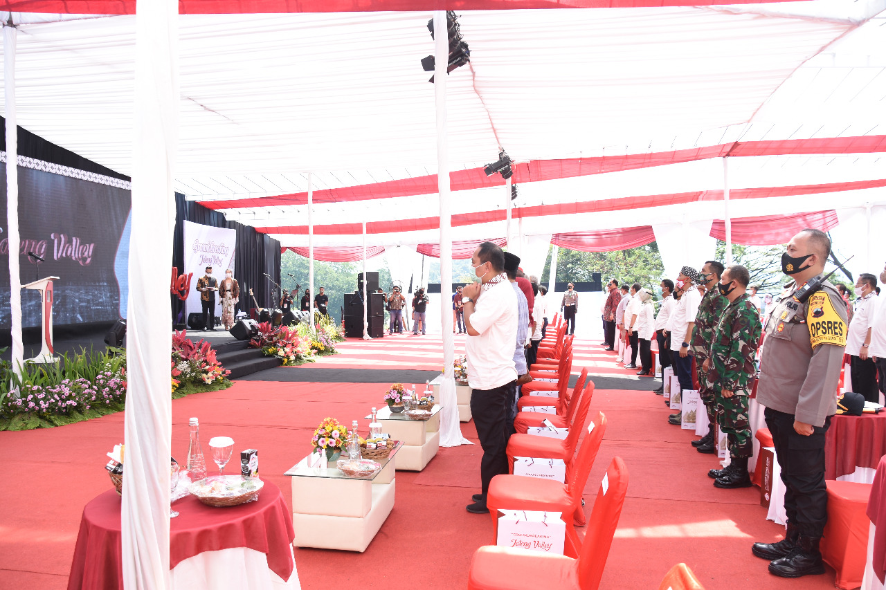 Danrem 073/MKT Kolonel Inf Ari Yuliato, S.I.P Hadiri Groundbreaking Jateng Valley